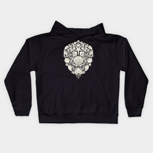 Deep Sea Damask Kids Hoodie